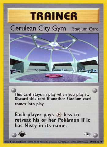 Cerulean City Gym (108/132) [Gym Heroes 1st Edition]