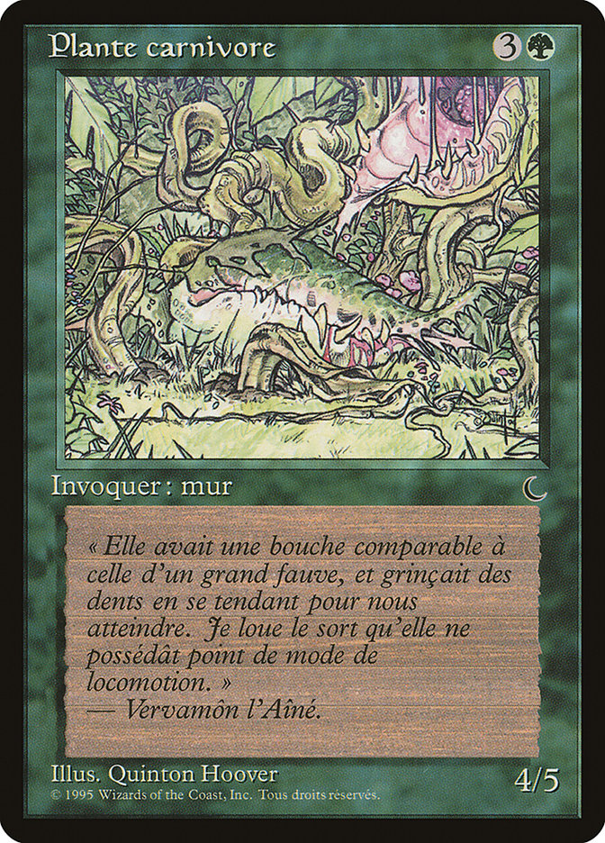 Carnivorous Plant (French) - 
