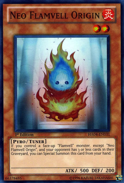 yugioh flamvell cards Neo Flamvell Origin [HA04-EN031] Super Rare