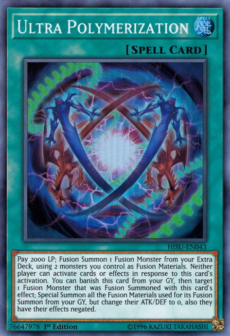 Ultra Polymerization [HISU-EN043] Super Rare