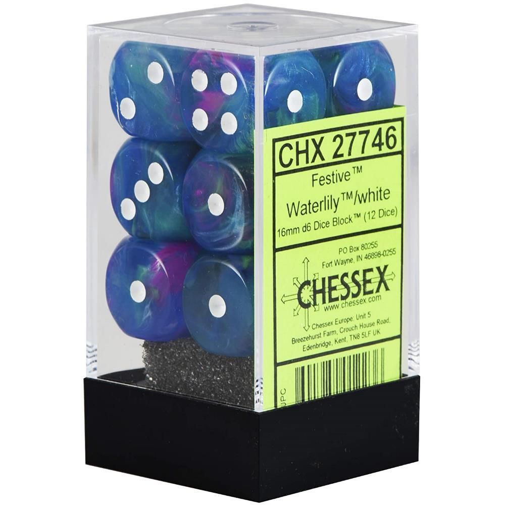 Chessex Dice Block 16mm D6 x12