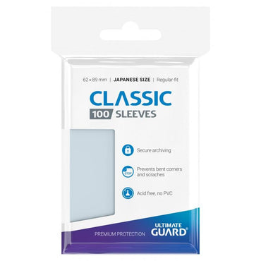 Ultimate Guard Classic Soft Sleeves Japanese Size x100