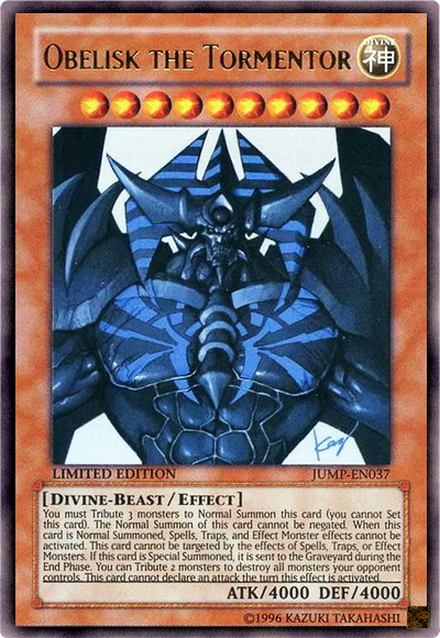 Obelisk the Tormentor [JUMP-EN037] Ultra Rare