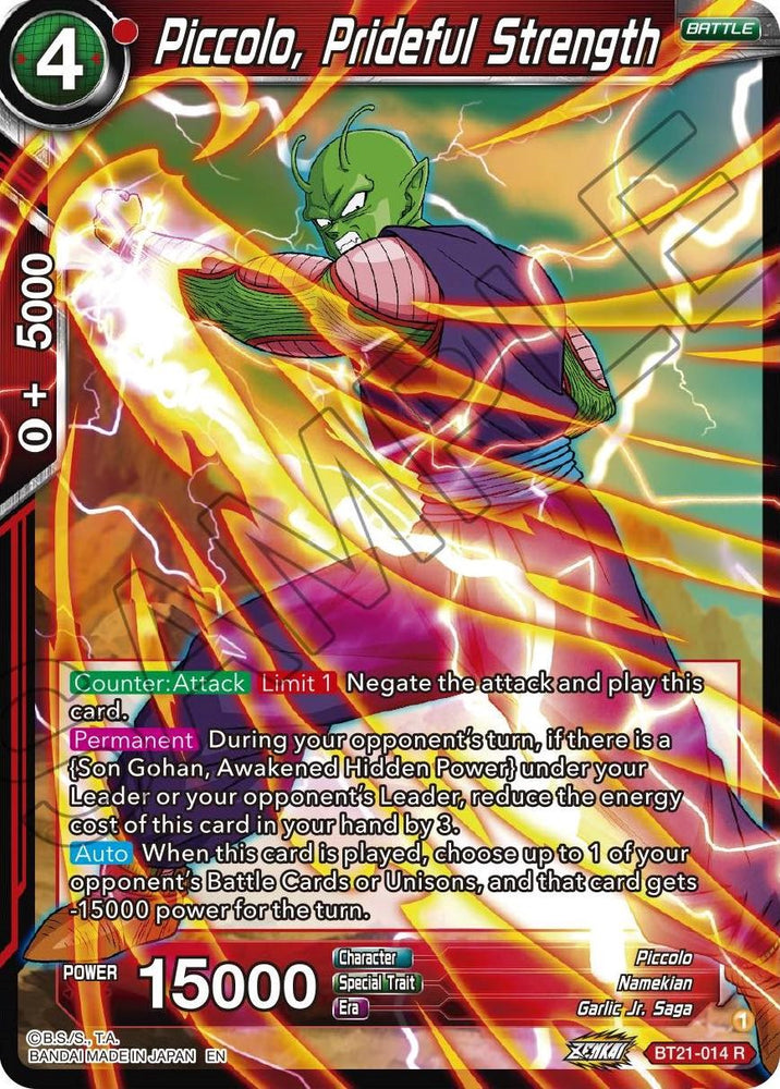 Piccolo, Prideful Strength (BT21-014) [Wild Resurgence]