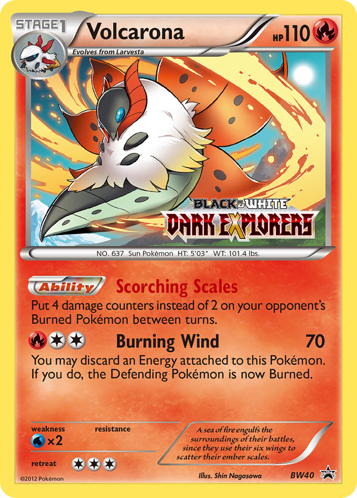 Volcarona (BW40) [Black & White: Black Star Promos]