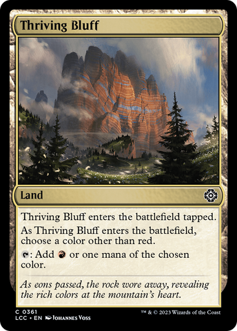 Thriving Bluff [The Lost Caverns of Ixalan Commander]