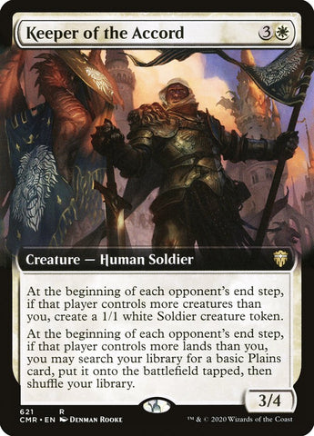 Keeper of the Accord (Extended Art) [Commander Legends]
