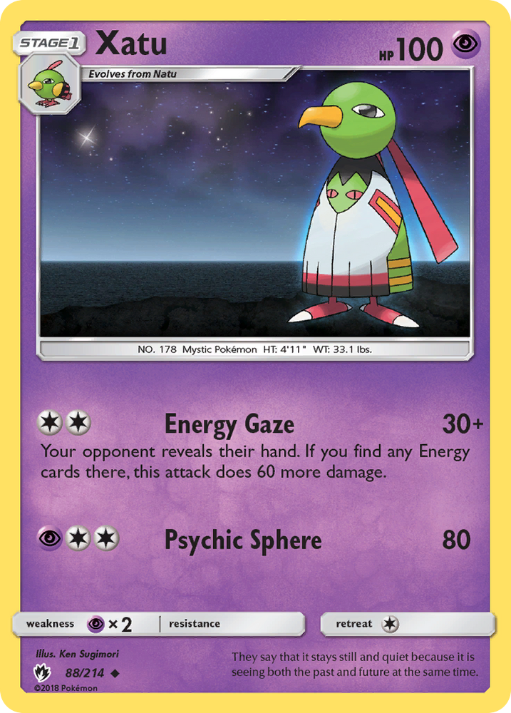 Xatu (88/214) [Sun & Moon: Lost Thunder]