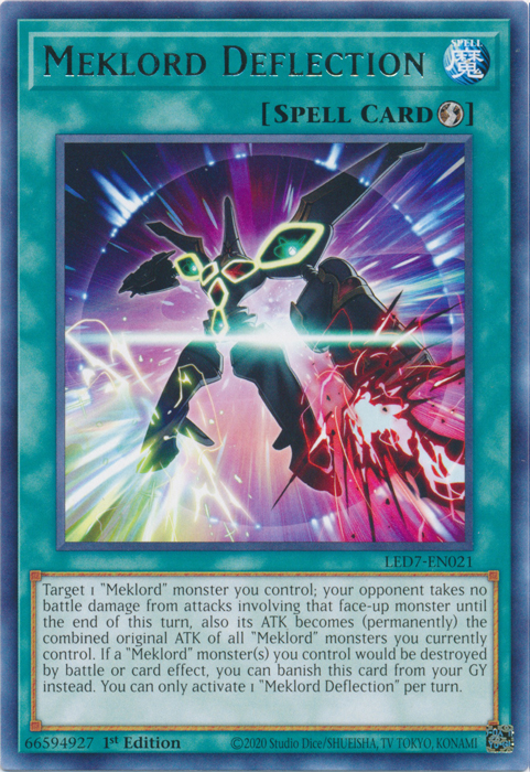 Meklord Deflection [LED7-EN021] Rare