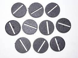 Citadel 25mm Round Slotted Bases x10