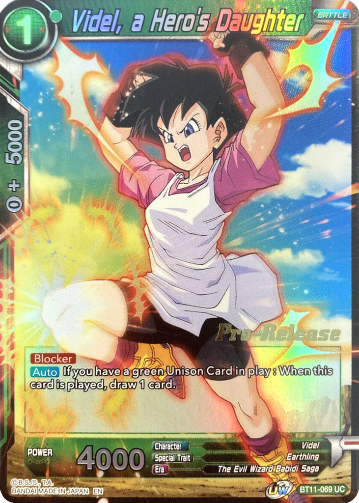 Videl, a Hero's Daughter (BT11-069) [Vermilion Bloodline Prerelease Promos]