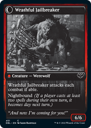 Weary Prisoner // Wrathful Jailbreaker [Innistrad: Double Feature]