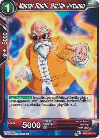 Master Roshi, Martial Virtuoso (BT10-010) [Rise of the Unison Warrior 2nd Edition]