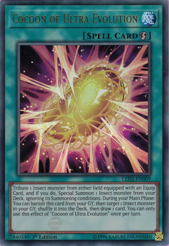 Cocoon of Ultra Evolution [LED2-EN009] Ultra Rare