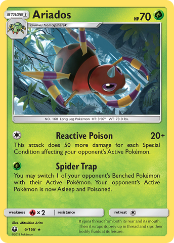 Ariados (6/168) [Sun & Moon: Celestial Storm]