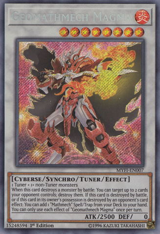 Geomathmech Magma [MYFI-EN007] Secret Rare