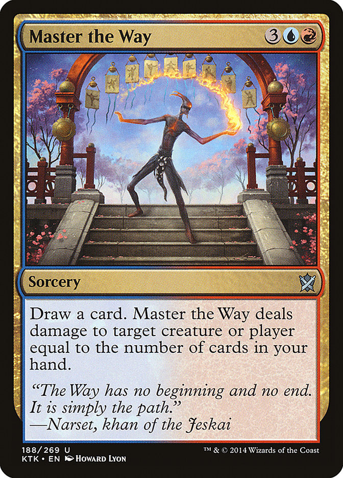 draw 4 cards mtg Master the Way [Khans of Tarkir]