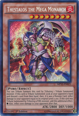 Thestalos the Mega Monarch [MP15-EN021] Secret Rare