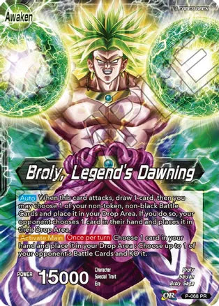 Broly // Broly, Legend's Dawning (P-068) [Mythic Booster]
