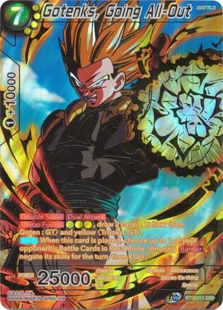 Gotenks, Going All-Out (SPR) (BT10-110) [Rise of the Unison Warrior]