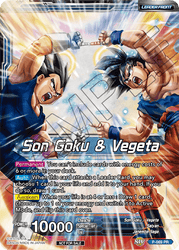 Son Goku & Vegeta // Miracle Strike Gogeta (Gold Stamped) (P-069) [Mythic Booster]