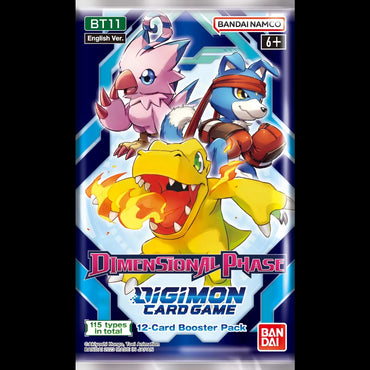 Digimon CCG Dimensional Phase BT-11 Booster