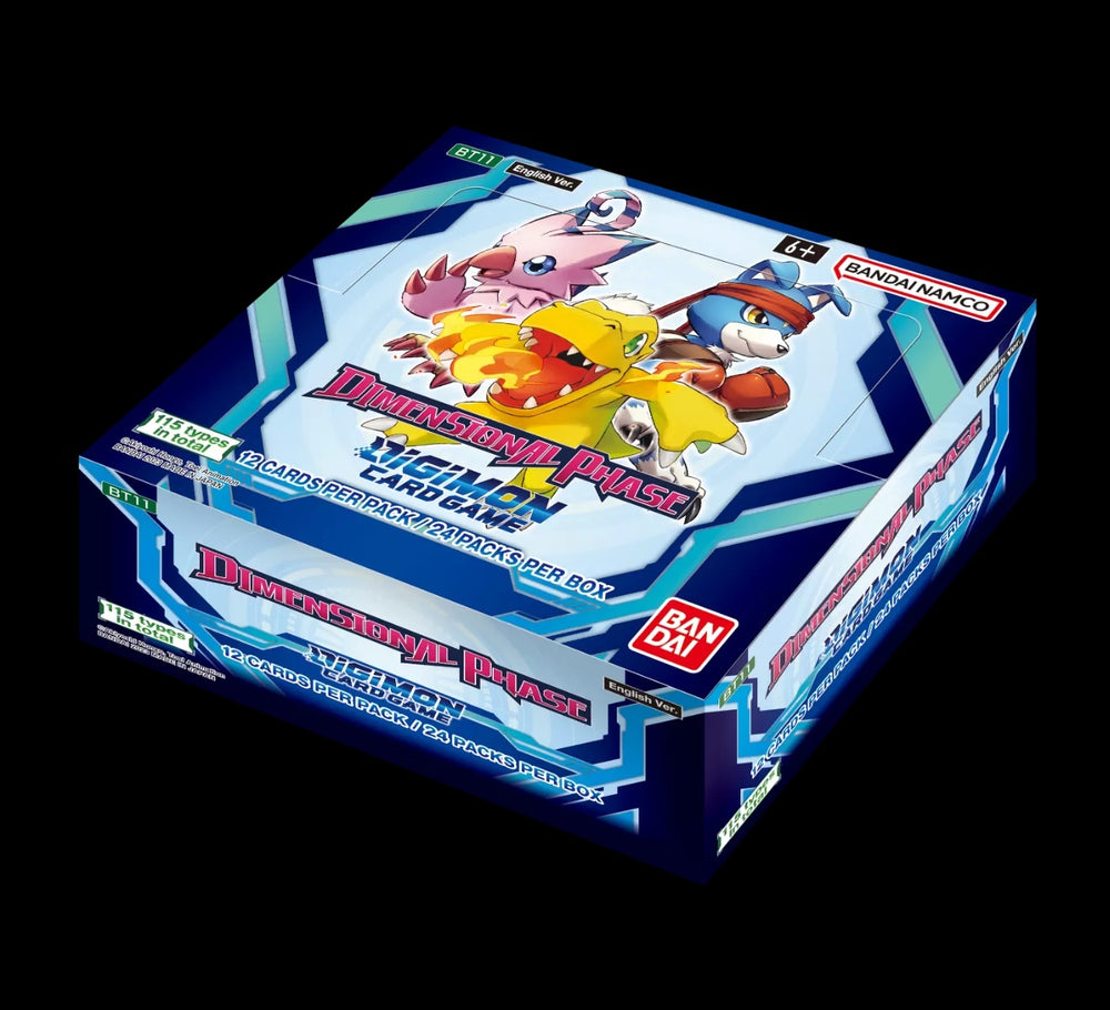digimon dimensional phase booster box Digimon Card Game Dimensional Phase Booster Box (BT11)