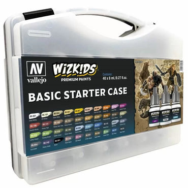 Vallejo Wizkids Basic Starter Paint Set and Case