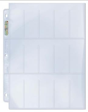 Ultra Pro 15-Pocket Tabacco Size Pages x100