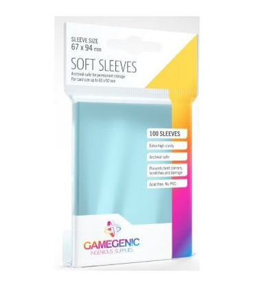Gamegenic Soft Card Sleeves 67mm x 94mm x100